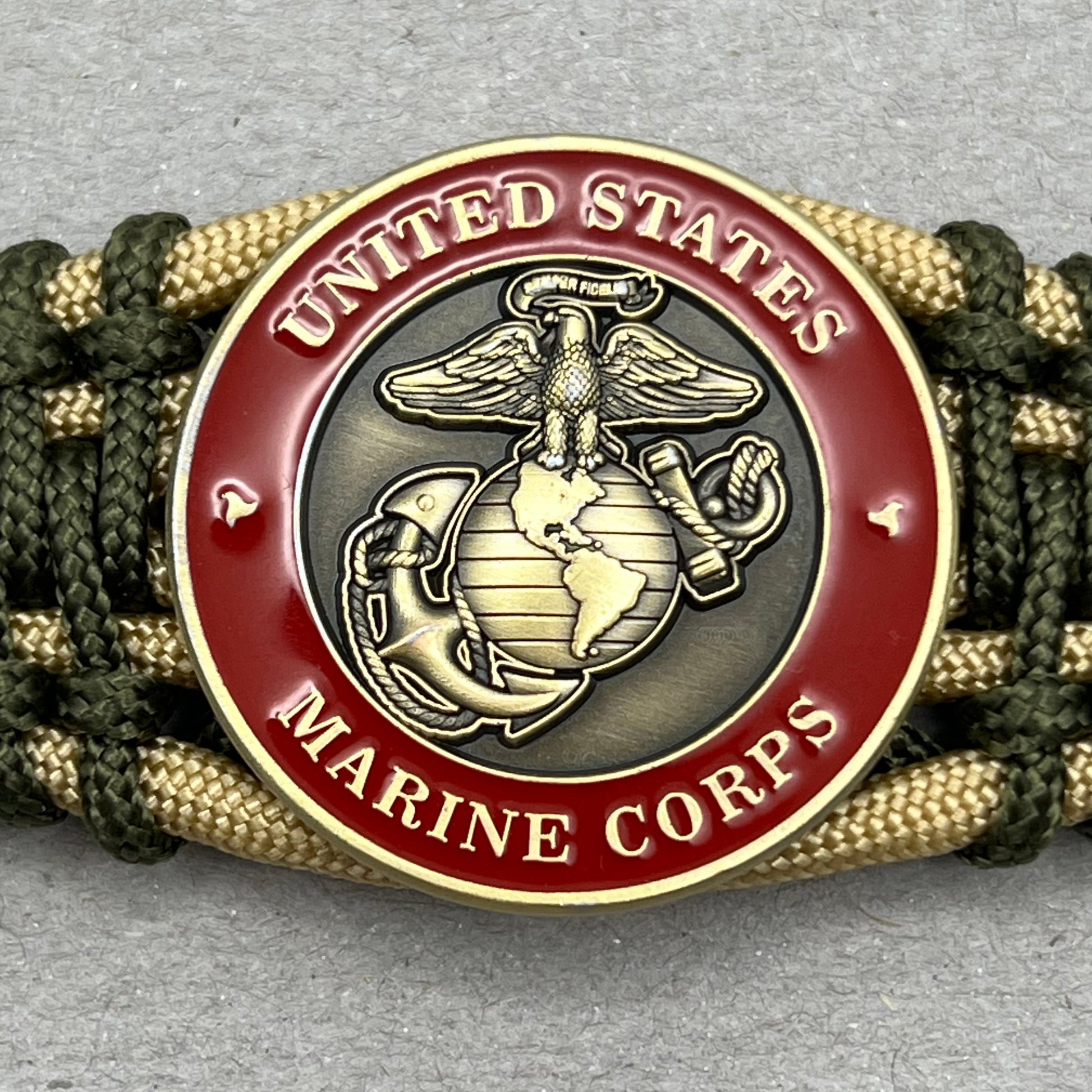 United States Marine Corps paracord bracelet