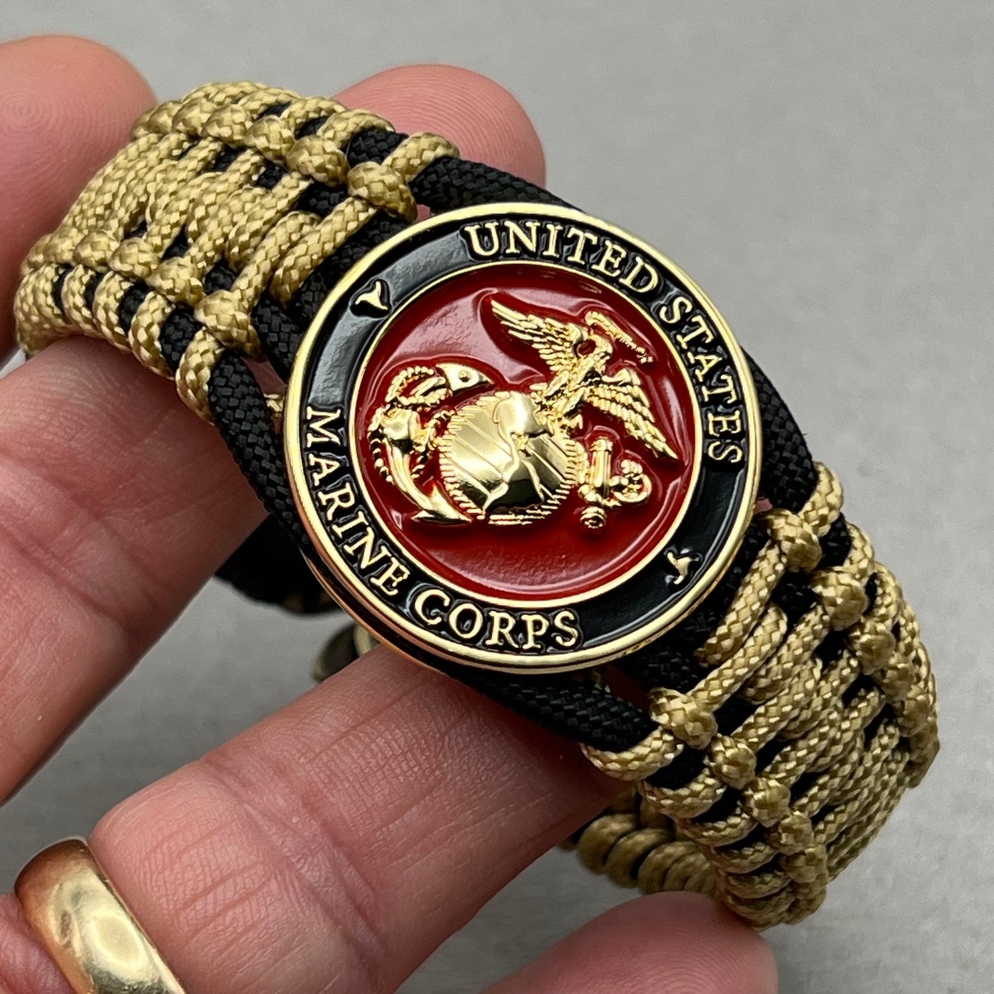 United States Marine Corps paracord bracelet