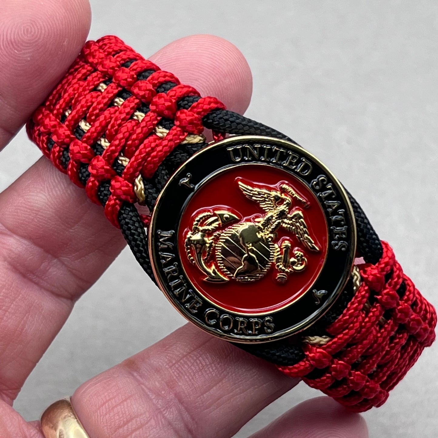 United States Marine Corps paracord bracelet