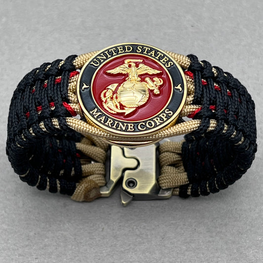 United States Marine Corps paracord bracelet