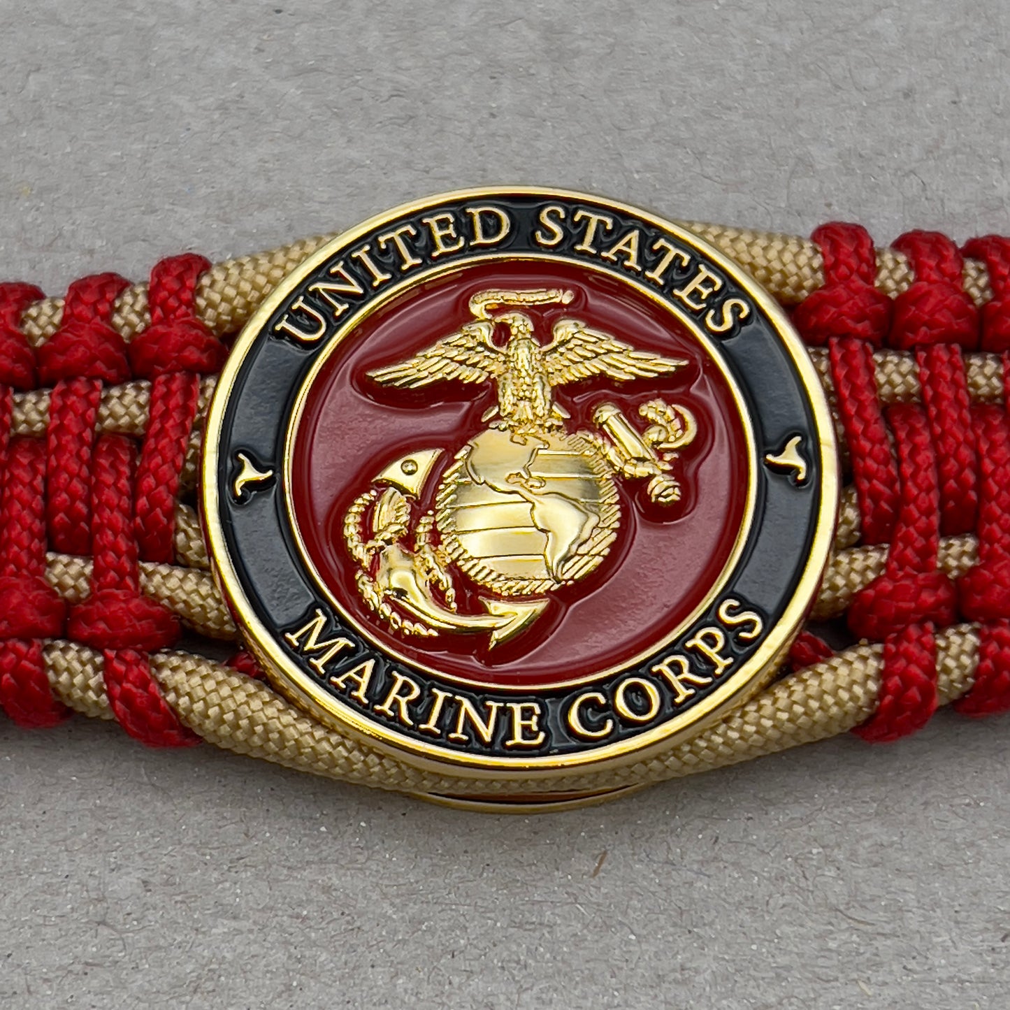 United States Marine Corps paracord bracelet