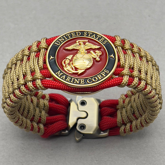 United States Marine Corps paracord bracelet