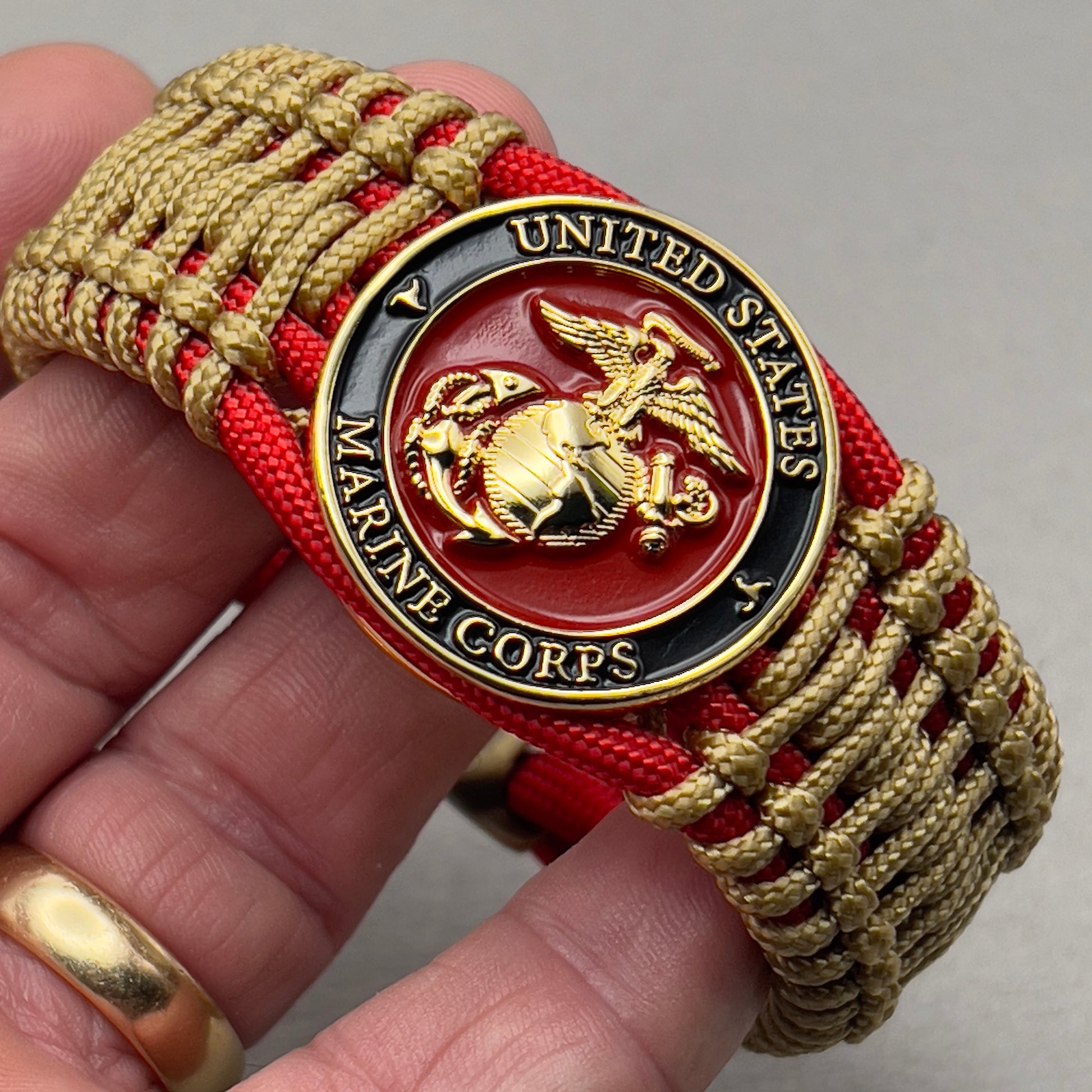 United States Marine Corps paracord bracelet