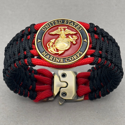 United States Marine Corps paracord bracelet