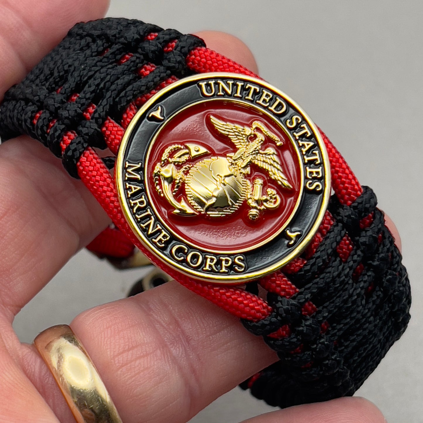 United States Marine Corps paracord bracelet