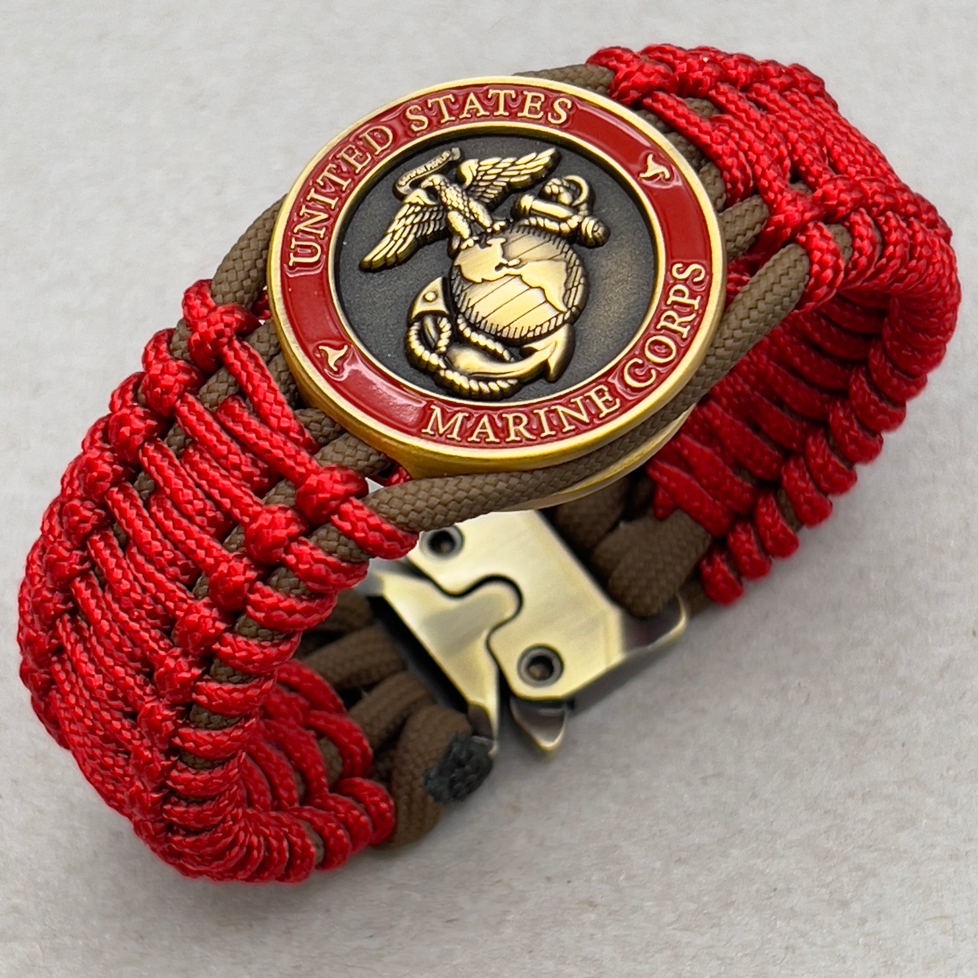 United States Marine Corps paracord bracelet