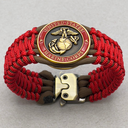 United States Marine Corps paracord bracelet