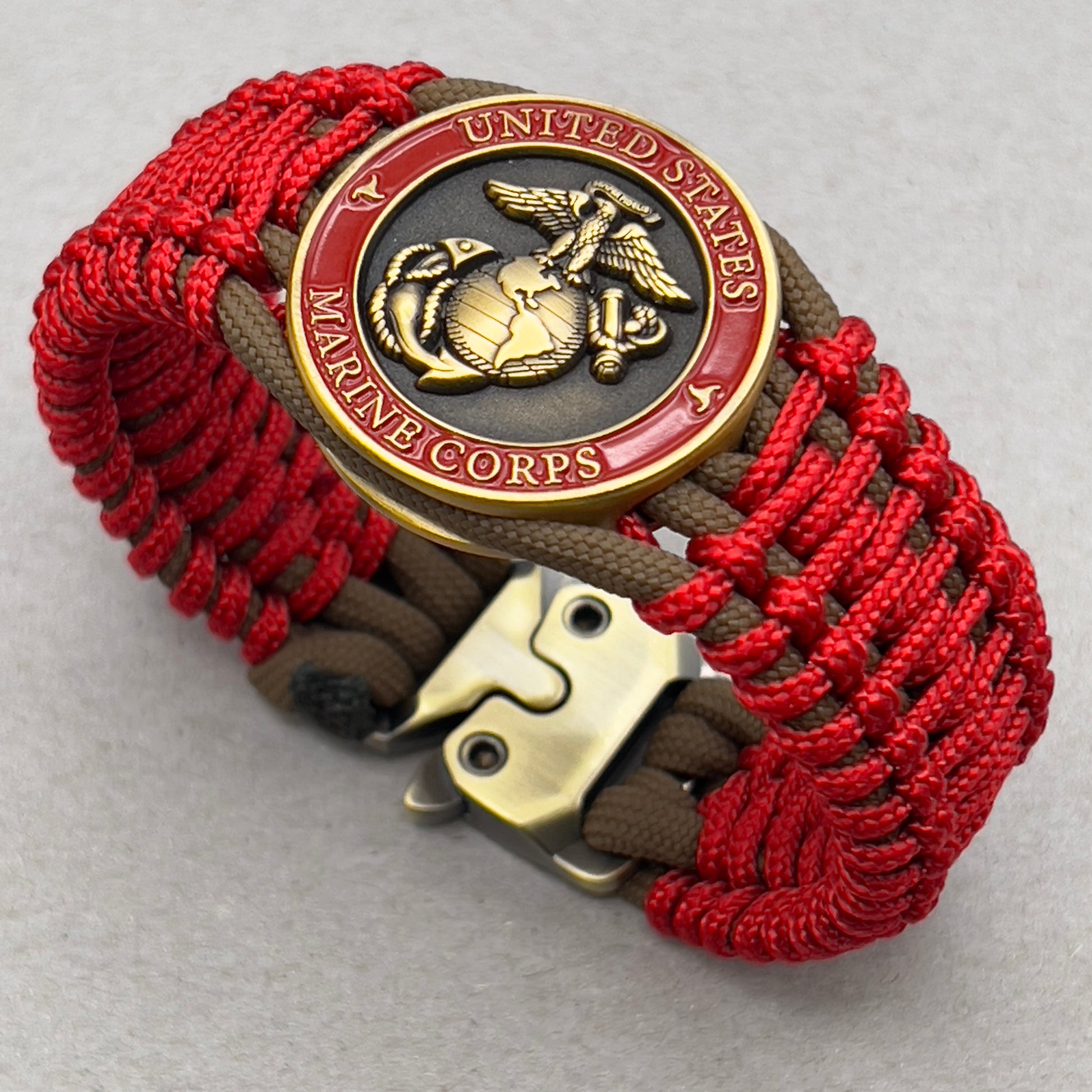 United States Marine Corps paracord bracelet