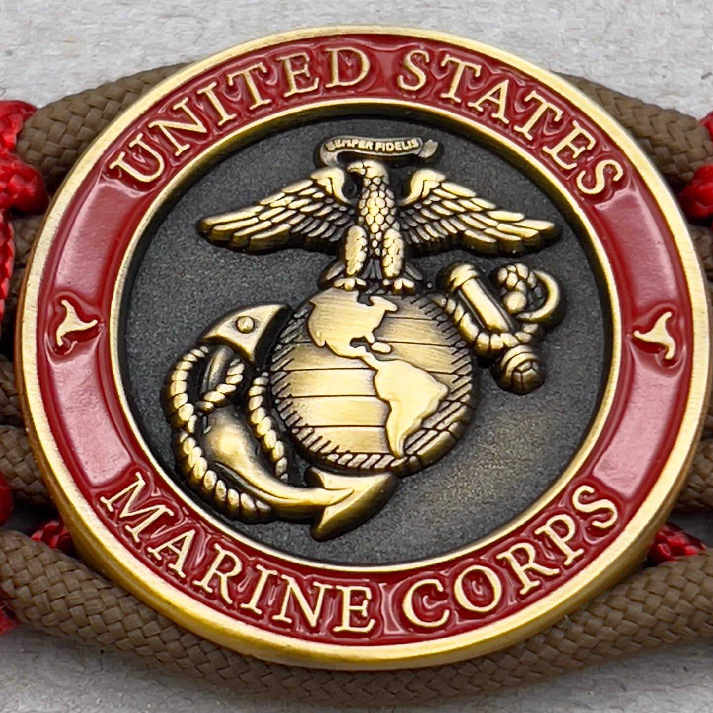 United States Marine Corps paracord bracelet