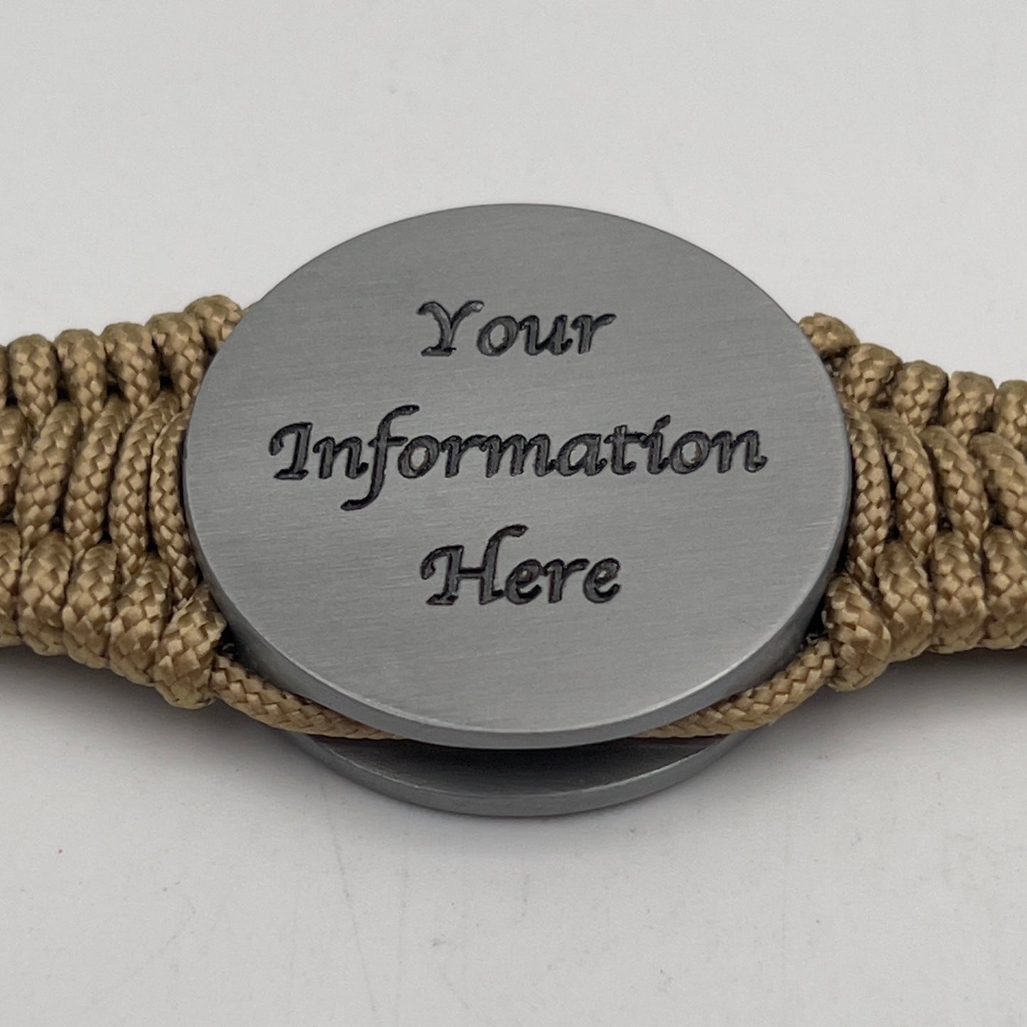 Thick, narrow and comfortable braided United States Marine Corps Iwo Jima bracelet featuring an antique silver plated UV painted Iwo Jima flag raising medallion, a gold Cobra style tactical buckle and woven with gold 550 paracord and Imperial red micro cord.
