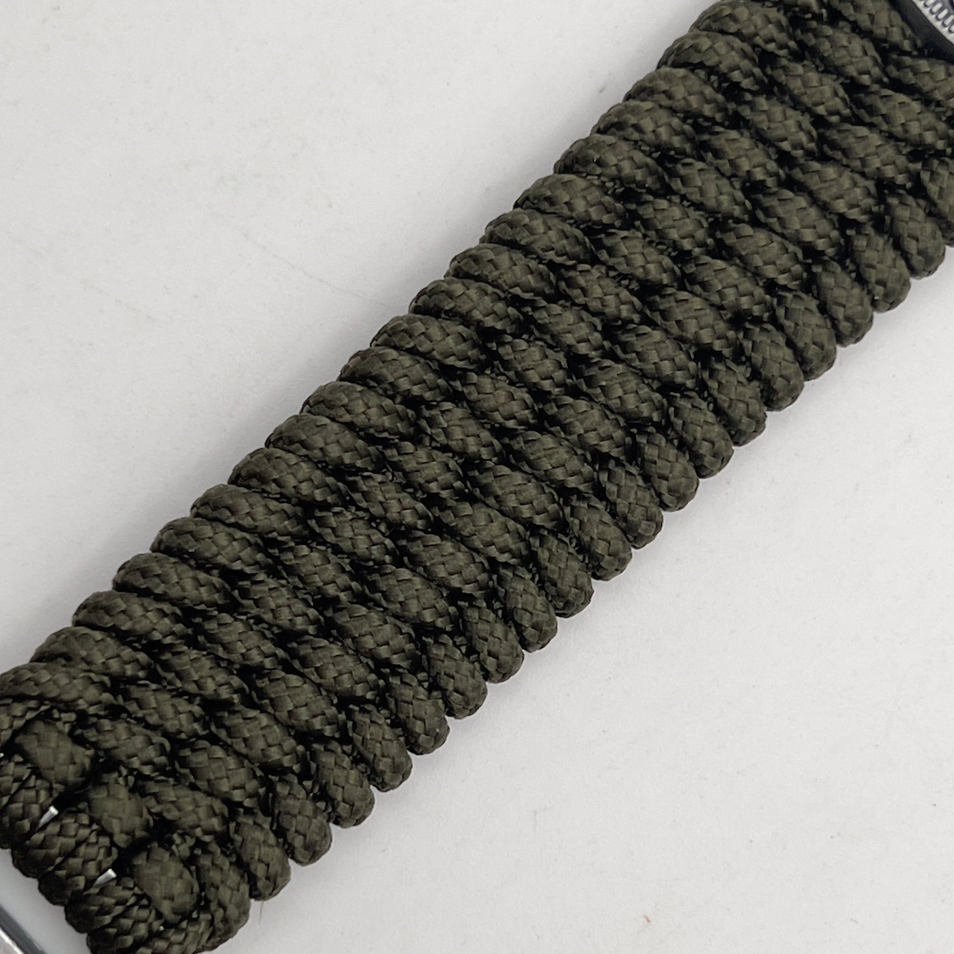 Thin, wide, flexible and comfortable braided United States Marine Corps Iwo Jima bracelet featuring an antique silver plated Iwo Jima flag raising medallion, a silver Cobra style tactical buckle and woven with olive drab type-1 paracord.