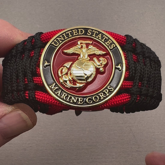 United States Marine Corps paracord bracelet