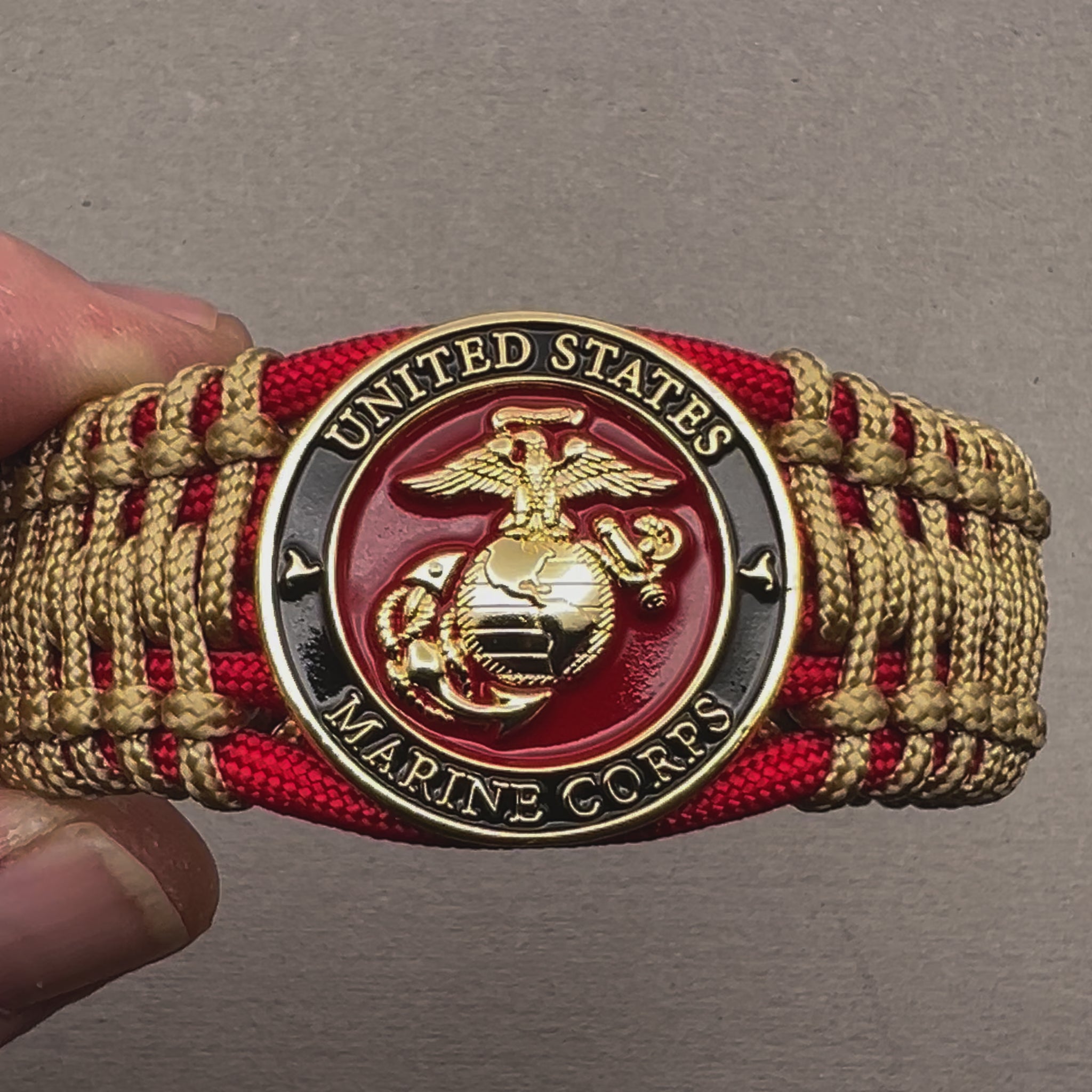 United States Marine Corps paracord bracelet