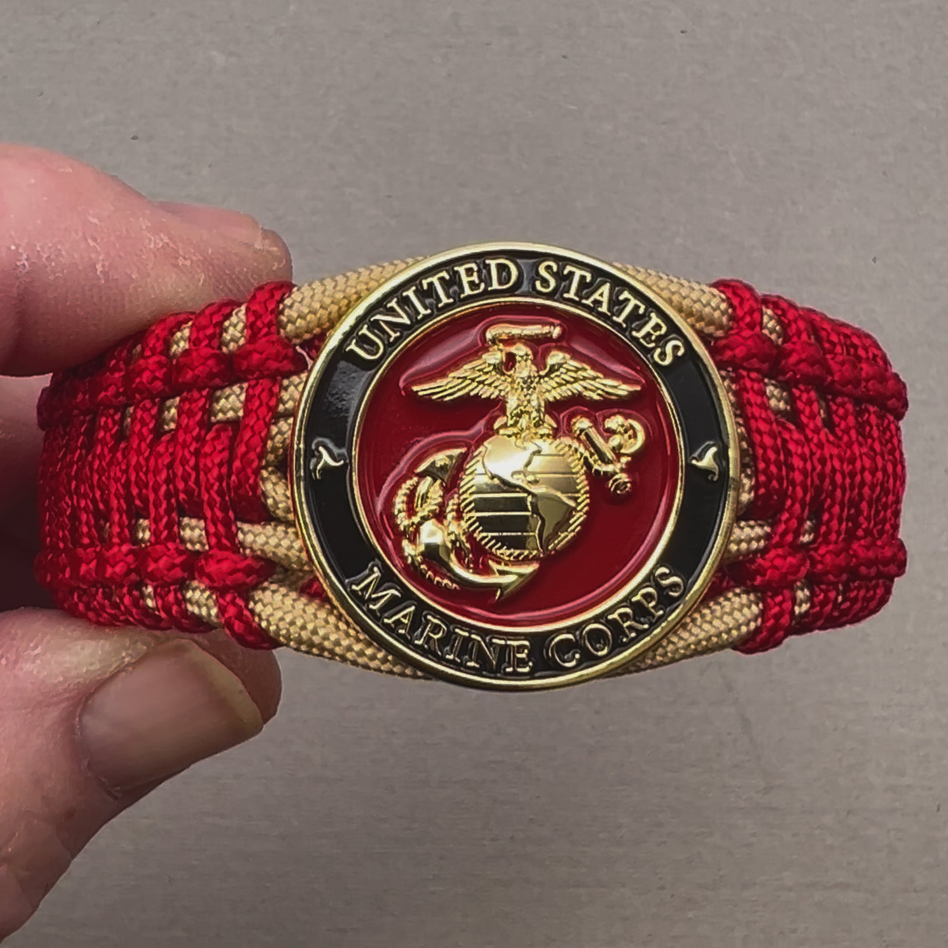 United States Marine Corps paracord bracelet