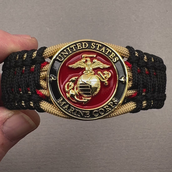 United States Marine Corps paracord bracelet